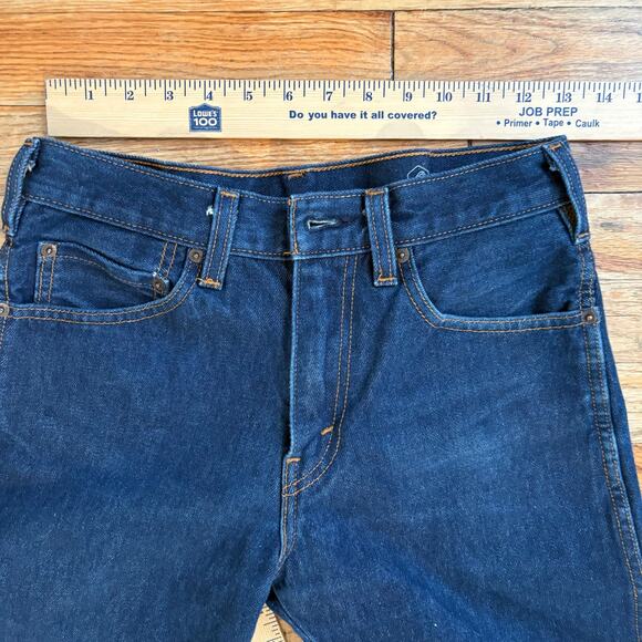 Levi's Western Fit Dark Blue Denim 5 Pocket Jeans - Picture 9 of 9